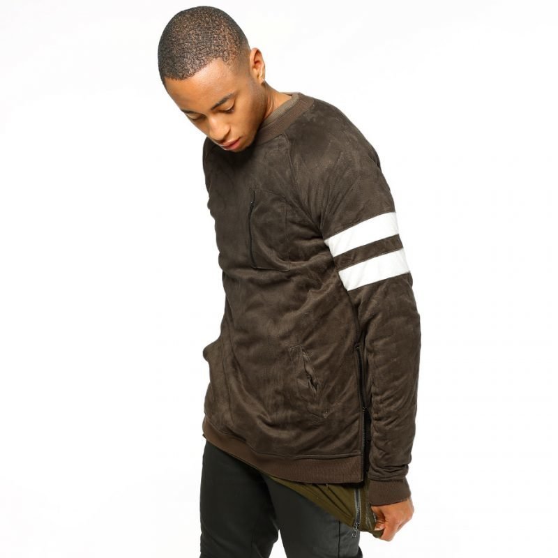 Underated Raglan Sleeve Suede -college