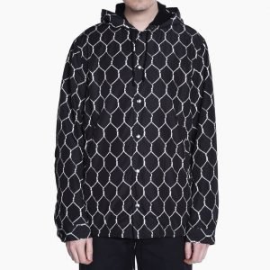 Undercover Hooded Print Windbreaker