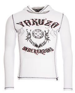 Underground Hooded Shirt White