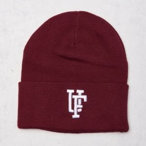 Upfront Spinback Fold Beanie 0078 Bordeaux