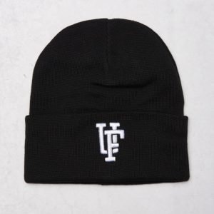 Upfront Spinback Fold Beanie 0099 Black