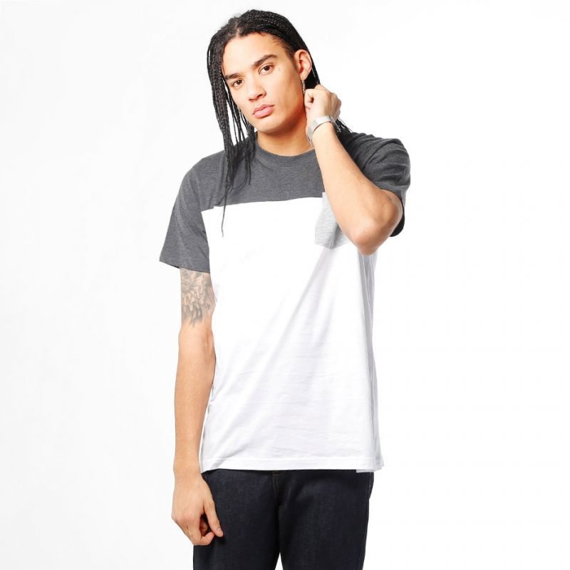 Urban Classics 3-Tone Pocket -t-paita