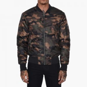 Urban Classics Camo Basic Bomber Jacket