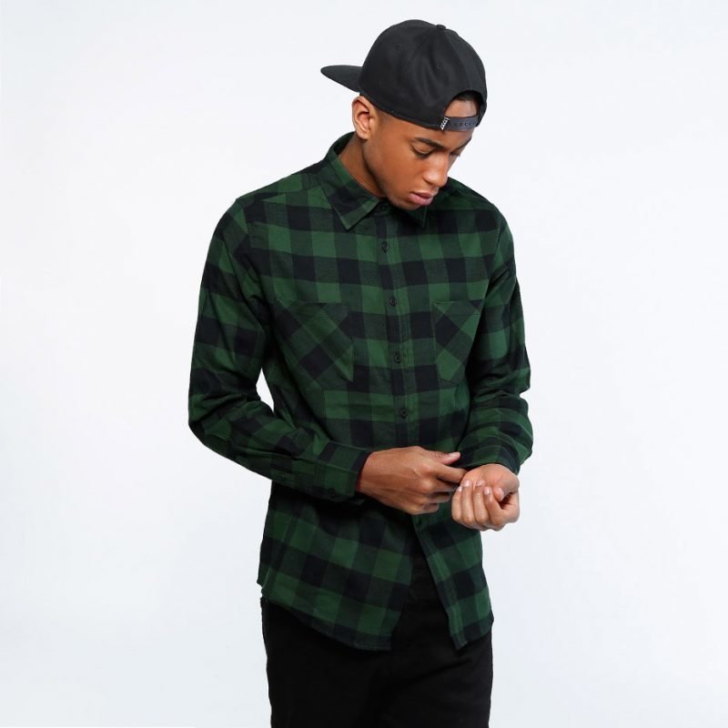 Urban Classics Checked Flanell -kauluspaita