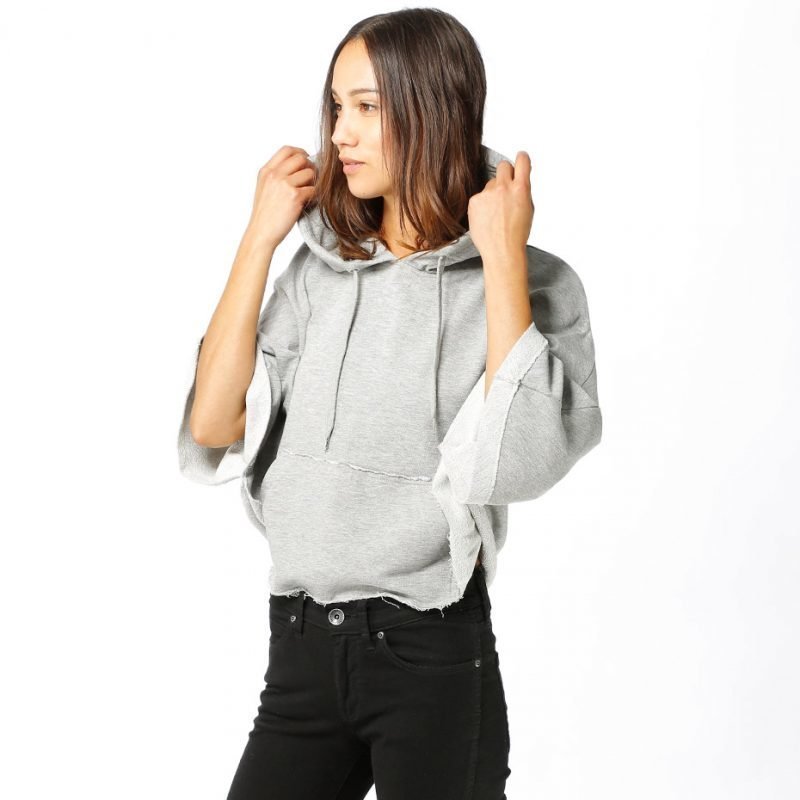 Urban Classics Cropped Hooded Poncho -huppari