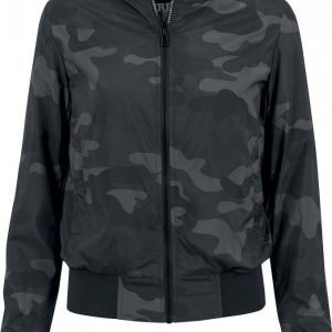 Urban Classics Ladies Light Bomber Jacket Camo Naisten Pilottitakki