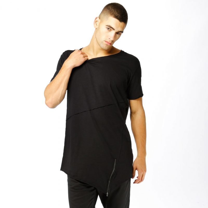 Urban Classics Long Open Edge Front -t-paita