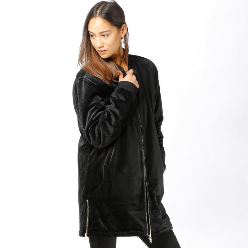 Urban Classics Long Velvet -takki