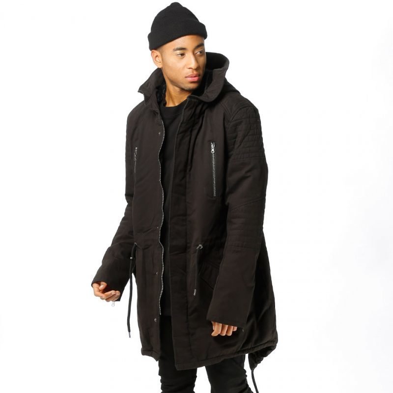 Urban Classics Sherpa Lined Biker -takki