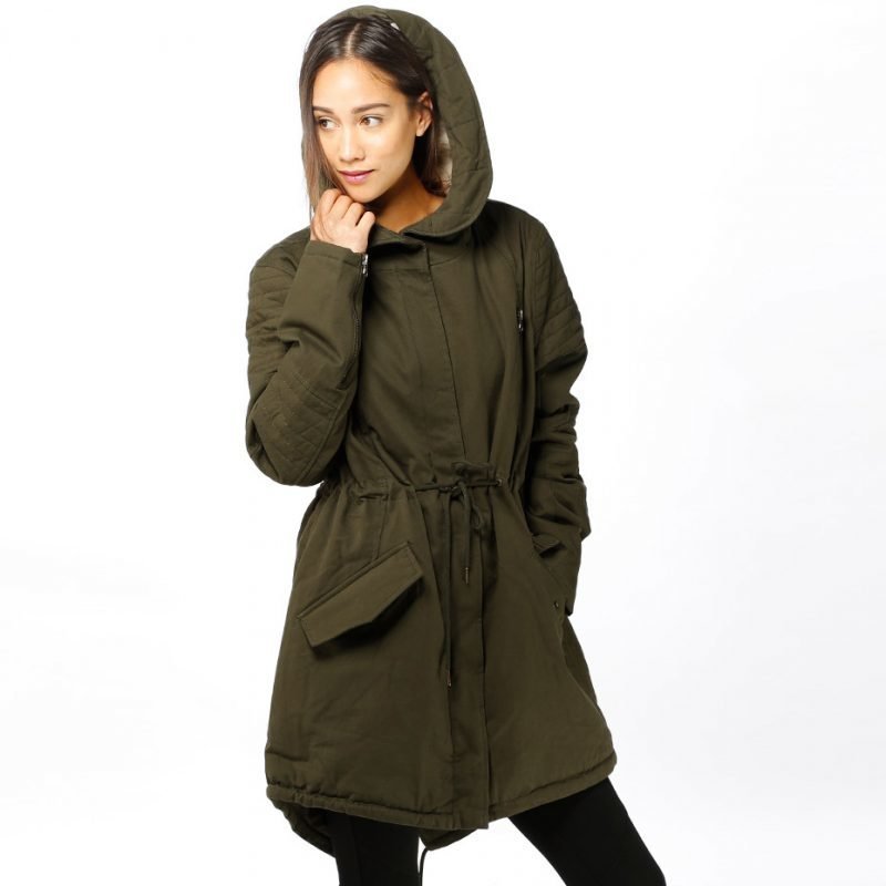 Urban Classics Sherpa Lined Parka -takki