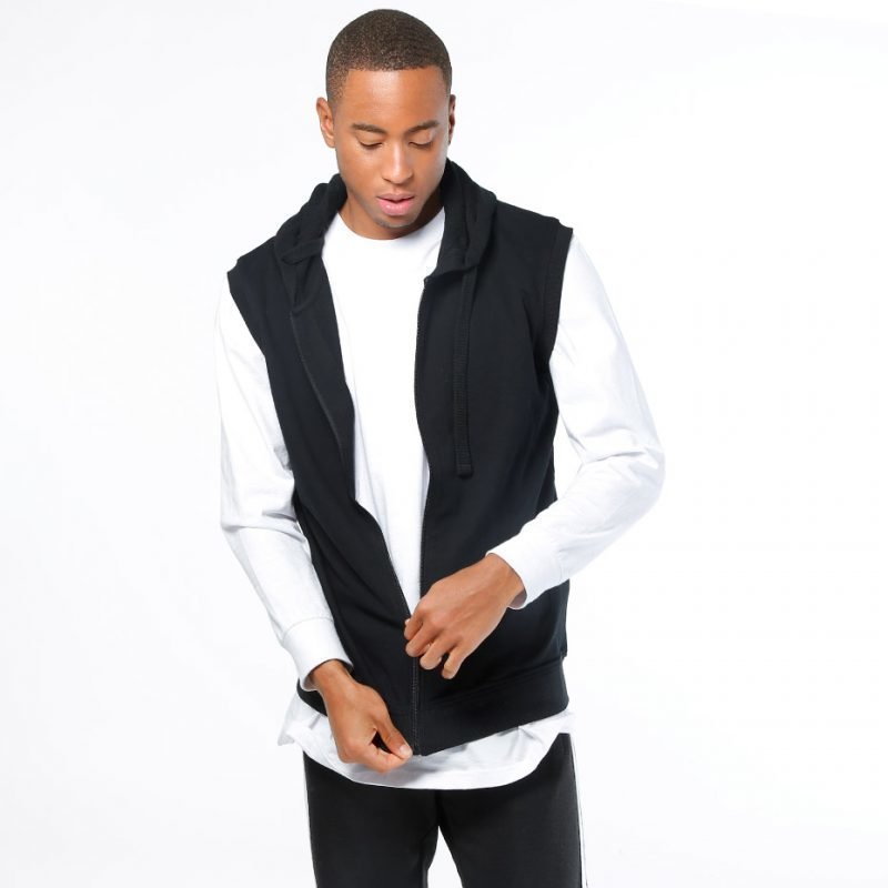 Urban Classics Sleeveless Terry -zip huppari