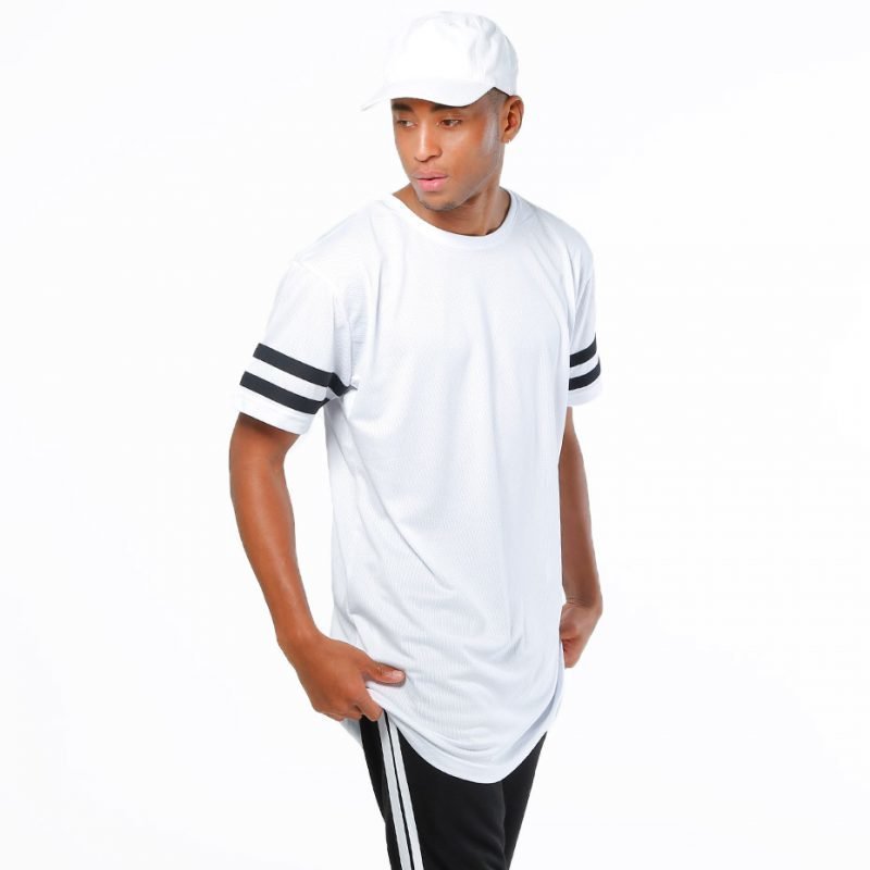 Urban Classics Stripe Mesh -t-paita