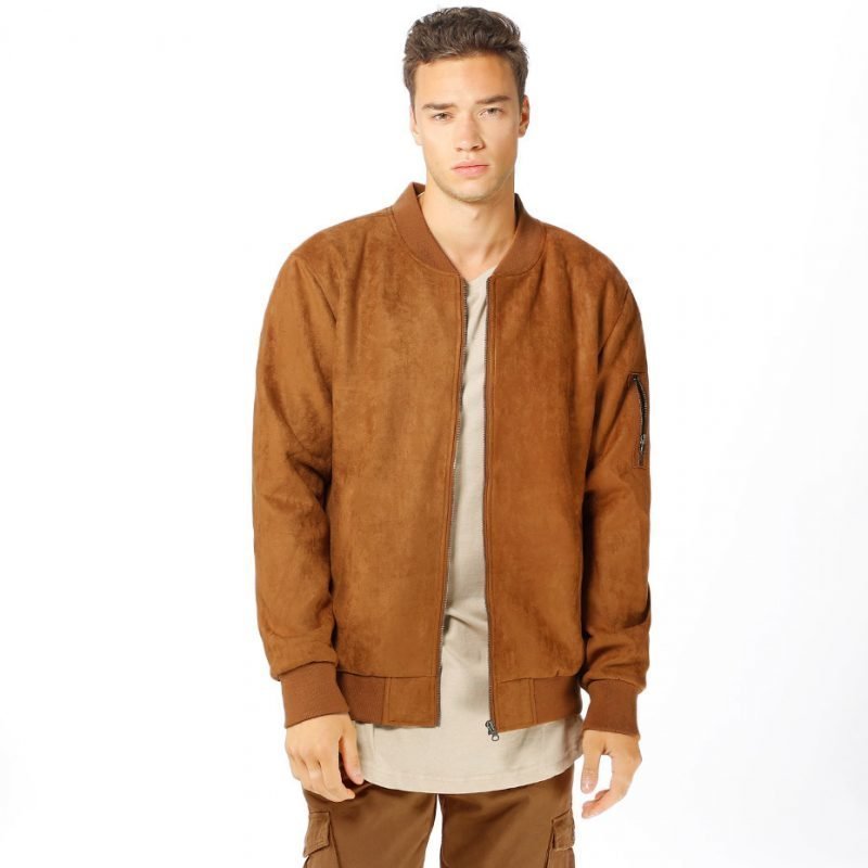 Urban Classics Suede Bomber -takki