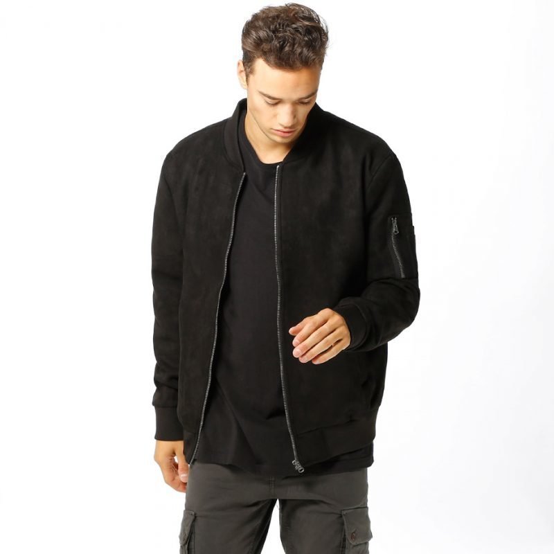 Urban Classics Suede Bomber -takki