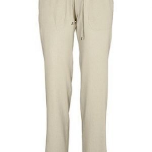 VERO MODA Pellavahousut Just Timun Beige