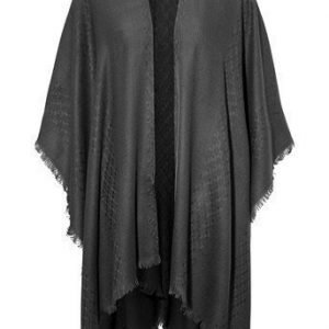 VERO MODA Poncho Asta Mel. tummanharmaa