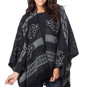 VERO MODA Poncho Rilla Laivastonsininen Kuvioitu