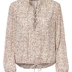 VERO MODA Pusero Fauna Vaaleanbeige Kuvioitu