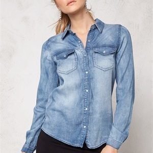 VILA Bista Denim Shirt Medium Blue Denim