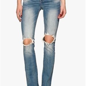 VILA Chill 5p Skinny Bootcut Medium Blue Denim