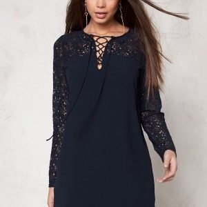 VILA Cinda l/s Dress Total Eclipse