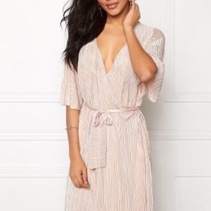 VILA Claudie Plizze Dress Rose Dust