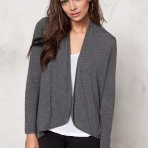 VILA Confident Cardigan Dark Grey Melange