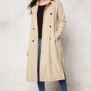 VILA Emmely long Trenchcoat Soft Camel