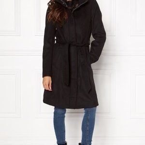 VILA Leam Coat Black