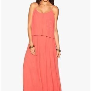 VILA Longing maxi dress Sunkist Coral