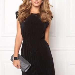 VILA Plissa Dress Black