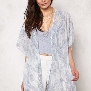 VILA Reptile Kimono Snow White