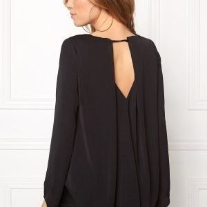 VILA Samina L/S Top Black