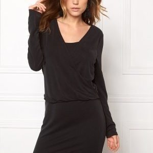 VILA Several L/S Dress Black