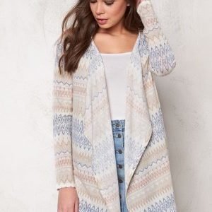 VILA Tika l/s Knit Cardigan Pink Sand