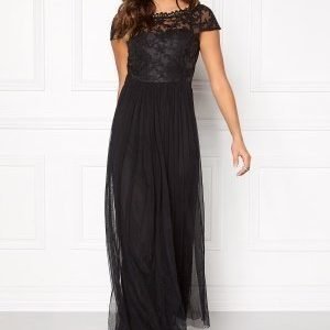 VILA Ulricana s/s maxi dress Black