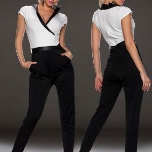 Valkomusta jumpsuit