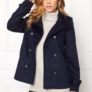 Vero Moda Abelle Rich Wool Jacket Navy Blazer