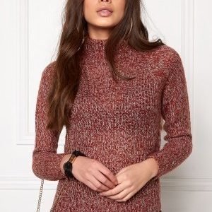 Vero Moda Camille LS Funnelneck Fired Brick