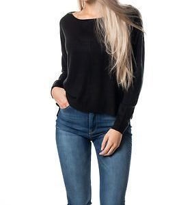 Vero Moda Chen Boatneck Short Knit Black