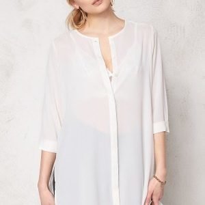 Vero Moda Daniel 3/4 shirt Snow White