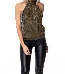 Vero Moda Jodie Highneck Top Black/Foil