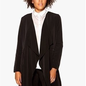 Vero Moda List Drape Blazer Black