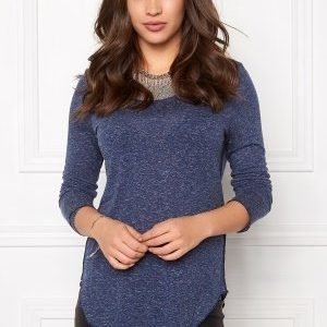 Vero Moda Lua LS Top Navy Blazer