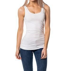 Vero Moda Maxi My Soft Long Tank Top White