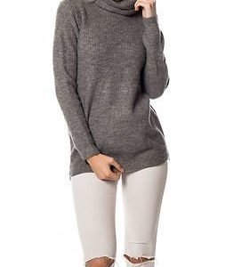 Vero Moda Miriam Rollneck Medium Grey Melange