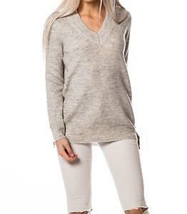 Vero Moda Miriam V-neck Blouse Light Grey Melange