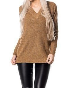 Vero Moda Miriam V-neck Blouse Tobacco Brown