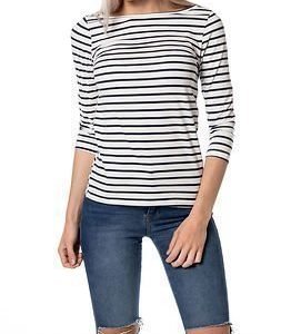 Vero Moda Sailor Boatneck 3/4 Snow White/Total Eclipse