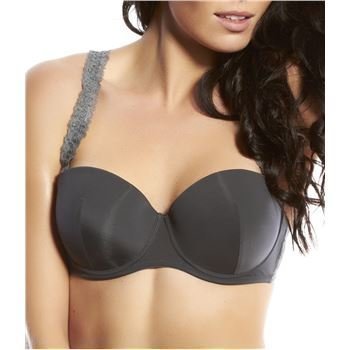 Vero Moda Sand Balconette Bra Asphalt